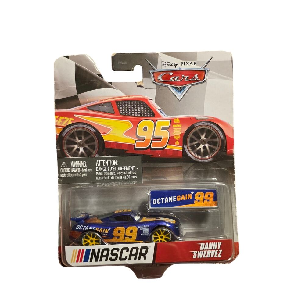 Disney Pixar Cars NASCAR Danny Swervez #99 OctaneGain Diecast Metal